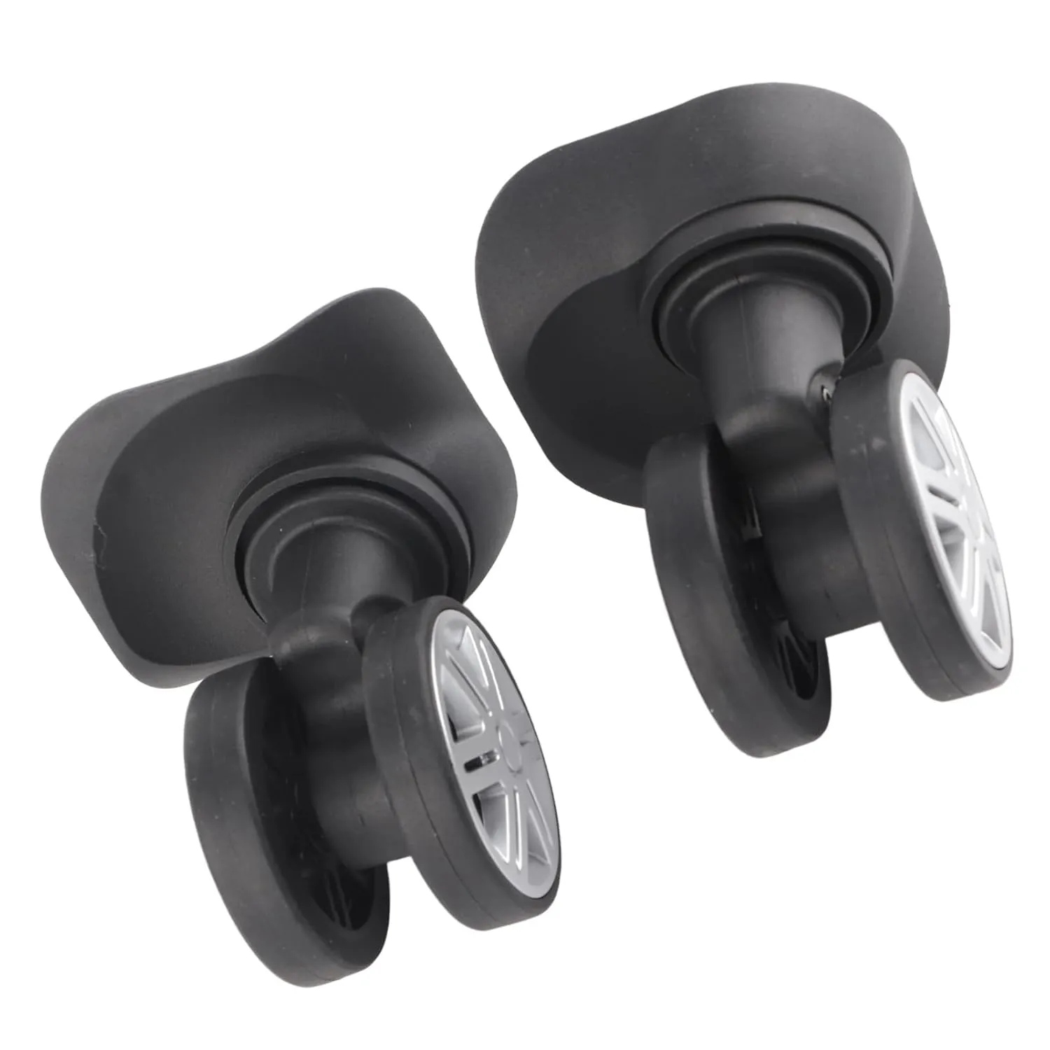 1 Pair Luggage Replacement Wheels Luggage Wheels Replacement, Outdoor Double Row Large Wheel Draw? Box Case Suitcase Accessory
