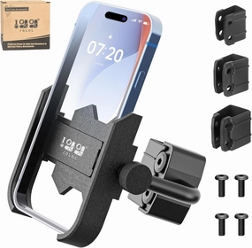 10L0L Golf Cart Phone Holder, Mobile Phone Holder Mount for Yamaha, EZGO, Club Car,Compatible with iPhone Galaxy Google Pixel, Golf Cart Accessories Fit for Smart Phones