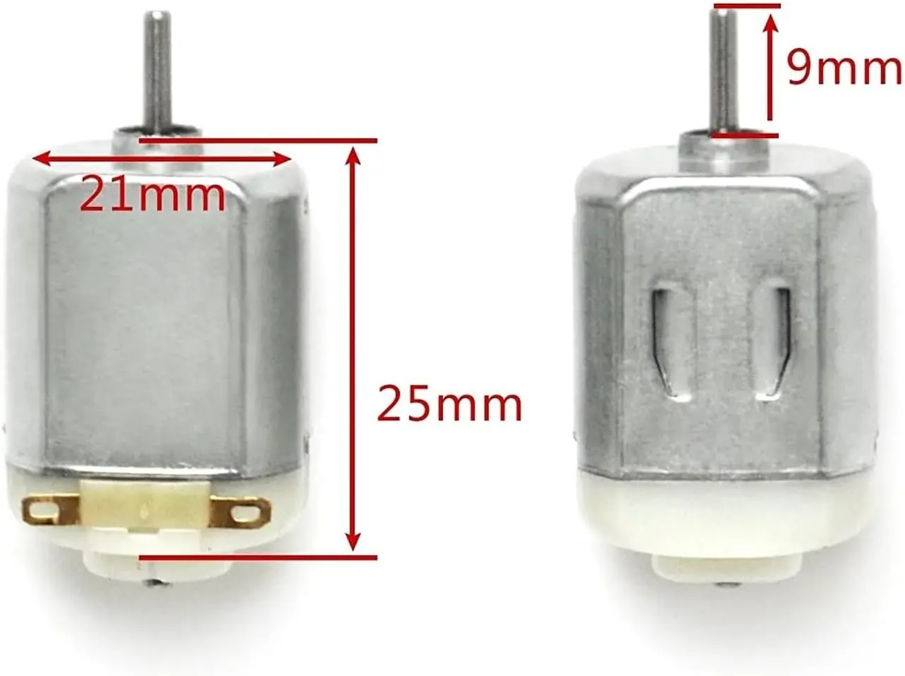 10Pcs Electric Motor DC 3V - 6V 130 Motor 15000 RPM Mini Micro DC Motor for DIY Toys Smart Car Mini Engine Kit