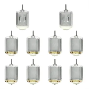 10Pcs Electric Motor DC 3V - 6V 130 Motor 15000 RPM Mini Micro DC Motor for DIY Toys Smart Car Mini Engine Kit