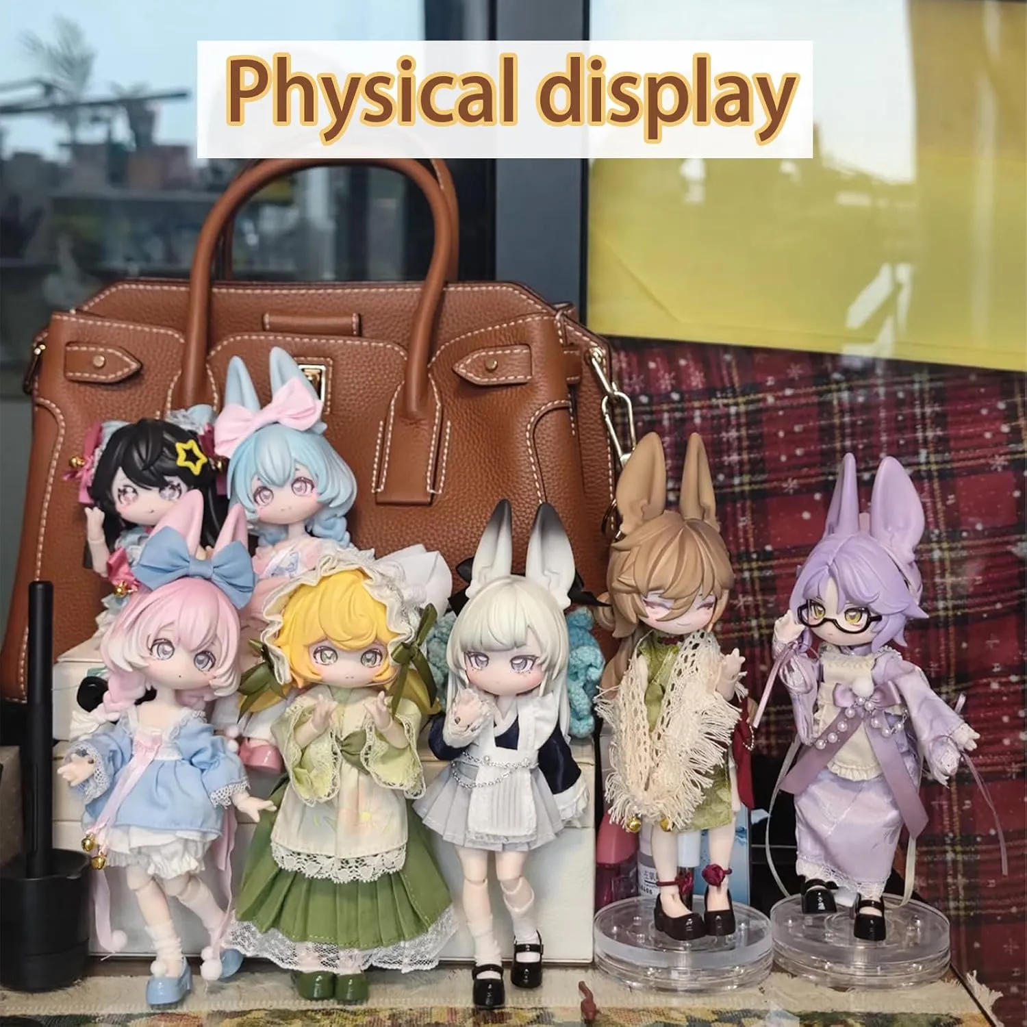 1/12 BJD Dolls Blind Box,Kawaii BJD Dolls Indible Doll Series Ball Jointed Cute Girls BJD Blind Box Collectable Action Figure Posable Dress Up Doll for Girls Gift Toys