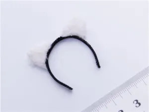 1/6 Scale Female Soldier Model Figure Doll Cute Headband Ears Headwear for 12" Movable Doll Action Figure，Doll Miniatures Accessories Doll