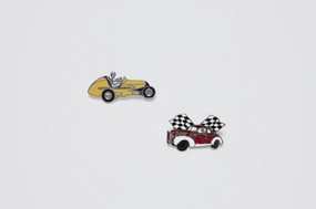 1930's American Enamel Street Racing Car Pin