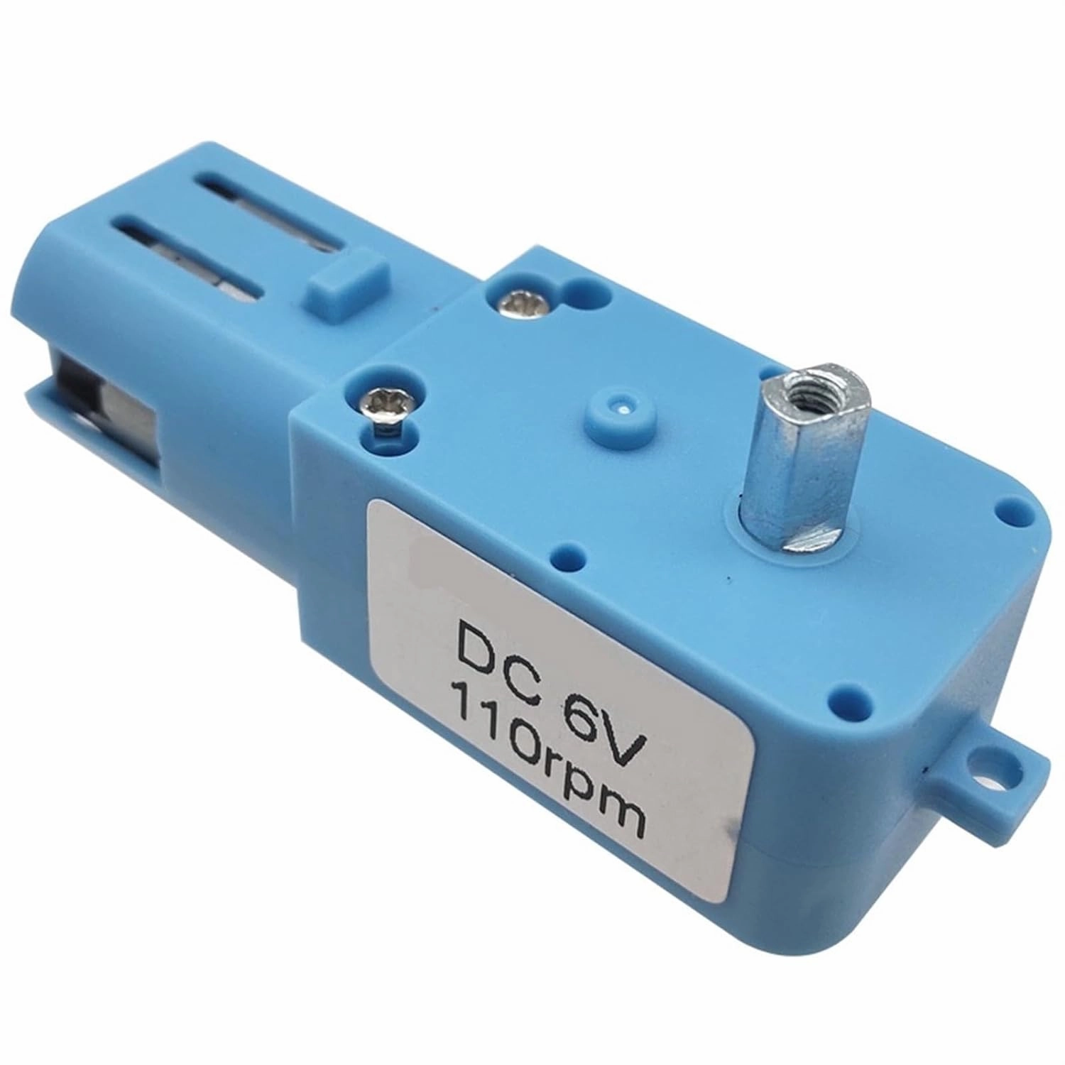 1 : 90 Mini DC 6V Gear Motor Reversible Single And double Shaft Optional With Metal Gears For DIY Smart Car Robot Toys etc(Double shafts)