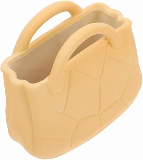 1pc Adorable Handbag Ceramic Vase Beautiful Home Decor for Living Office and Flower Vase Ornament Present for Flower Arrangement Lovers
