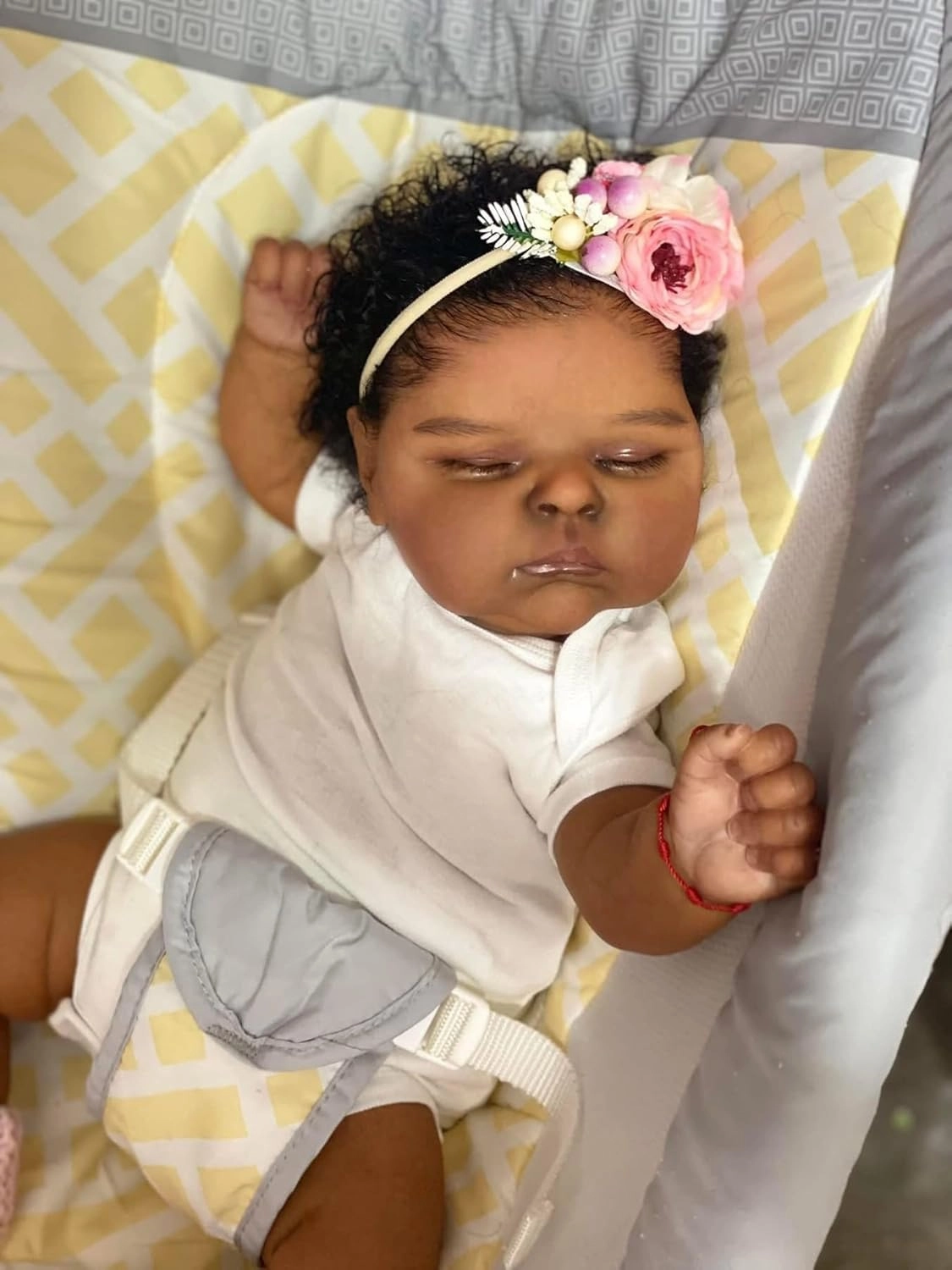 20-Inch Lifelike Reborn Baby Dolls Girls Reborn Doll Soft Body Realistic Sleeping Newborn Eyes Closed Real Life Baby Dolls Gift Box Toys for Kids Age 3 