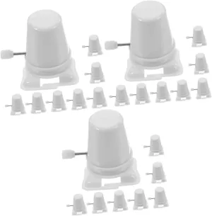 24pcs Rewinding Toy Movement Parts for Crafts Plastic Clockwork Mechanism for Boys and Girls Playthings Fun Wind-up Robot Accessories for Creative Projects
