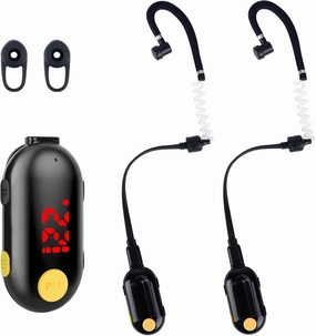 2 Pack Mini Walkie Talkies Handsfree 2 Way Radio Small Portable FM Transceiver for Restaurants,Out Door Sport Supermarket Hospital Tourism