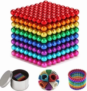 3MM-530PCS! Upgraded Magnetic-Balls,Mgnet Building Desk Toy for Stress,Magnet-Beads Putty Toy Slime for Adults 16 