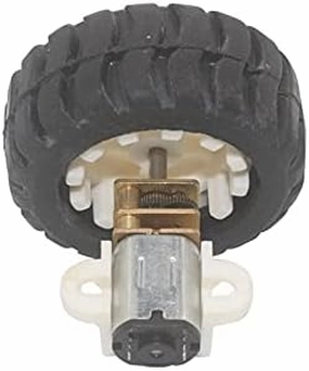 3V 7.5rpm To 1500rpm Micro Gear Motor with 42mm Wheel Kit for Hobby RC Vehicle Toy Car Smart Robot Motor for Electric Vehicle - (Speed(RPM): 35 rpm, Voltage(V): 3v DC)