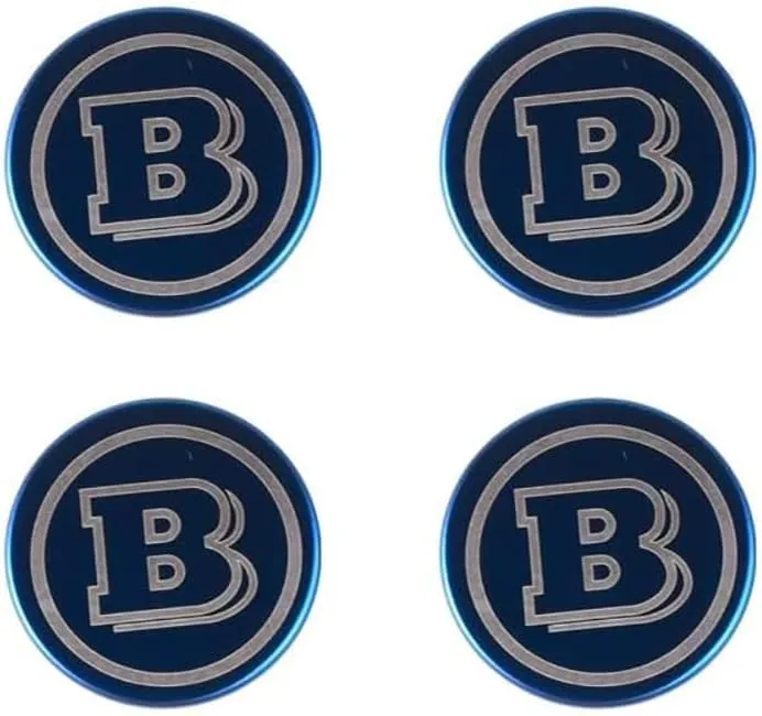 4 Pcs Car Hub Center Caps for Smart Brabus 58mm Wheel Center Cover Cap Rims Protectors Accessories,A