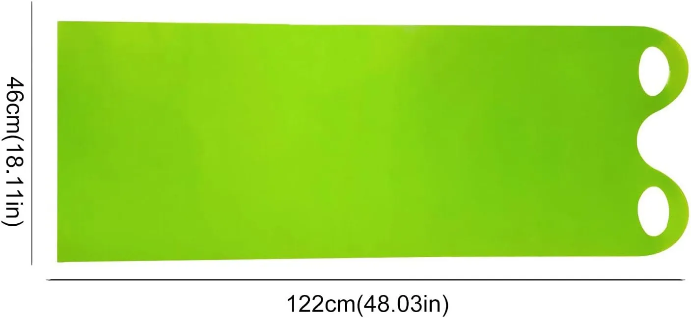 48 Inch Snow Sled for Kids,Plastic Thickened Lightweight Snow Sleds with Handles,Roll Up Durable Flexible Snowboard Winter Downhill Sprinter Sledding for Outdoor Grass Sand Beach Snow