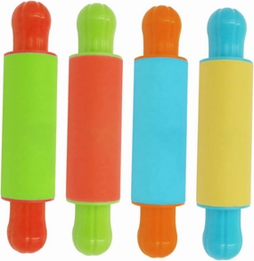 4pcs Clay Tools for Boys and Girls Molds and Rollers for Creative Crafts Safe and Smooth for for Shape and Color Recognition