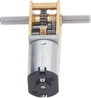 4RPM DC 3V Micro DC Geared Electric Motor, 3V DC Double Shaft Gear Motor, Mini Deceleration Gear Reduction Motors, with Fixing Base, for RC Car, Robot Model, Smart Car