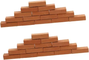 50pcs Miniature Brick for Building Decorative Bricks for Creative Handcrafts for Boys and Girls Imaginative Play and