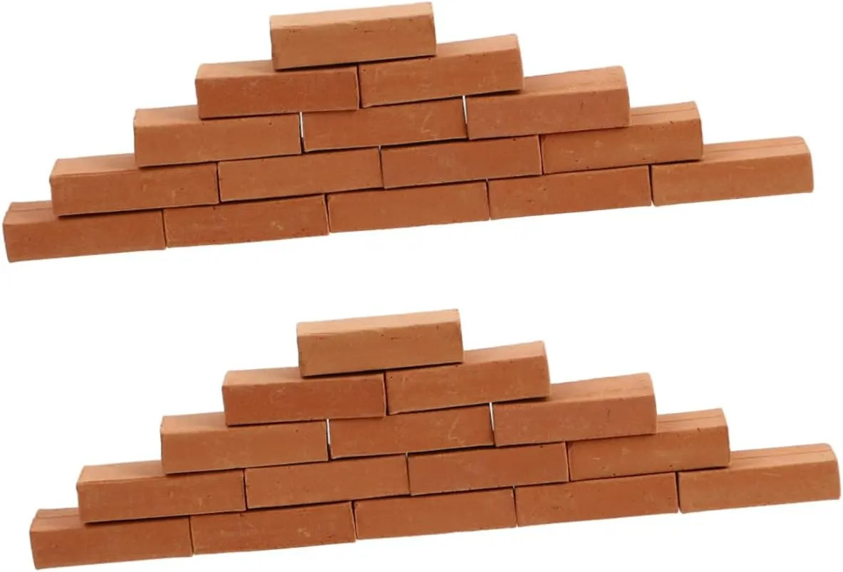 50pcs Miniature Brick for Building Decorative Bricks for Creative Handcrafts for Boys and Girls Imaginative Play and