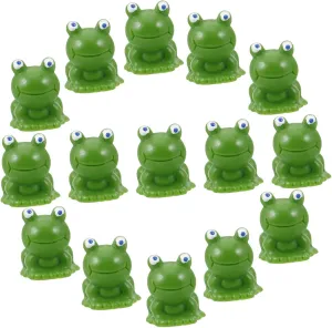 50pcs Miniature Frog Figurines Lightweight Craft Garden Decor Cute Frog Models for Dollhouse Cake Landscape Decoration Versatile Ornaments for Home Party
