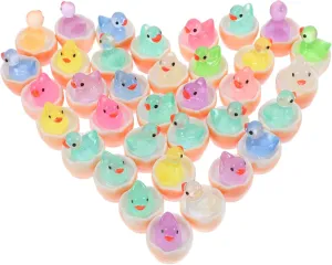 50pcs Miniature Resin Glow Dark Statues for Dollhouse Accessories Landscape Decor Sturdy Resin Material for Festive