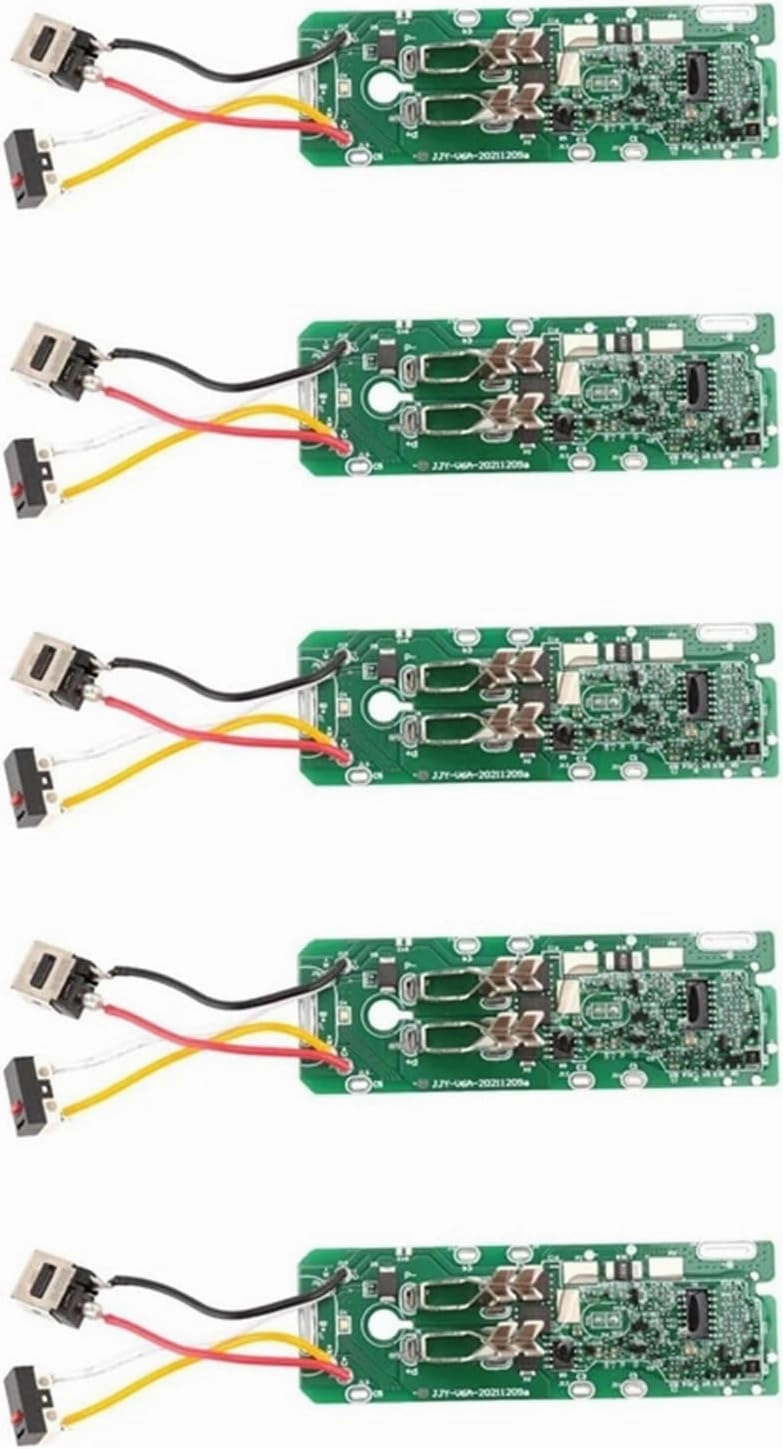 5X Li-Ion Battery Charging PCB Circuit Board Vacuum Cleaner,Compatible for Dyson 21.6V V6 V7
