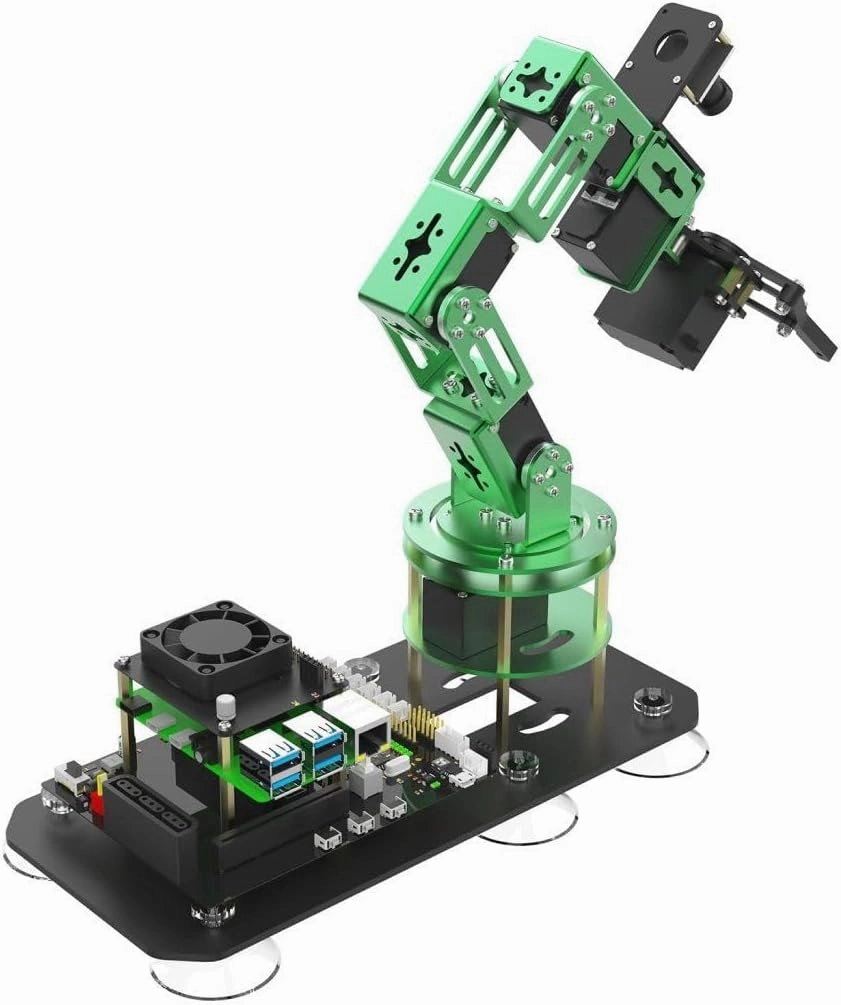 6DOF AI Visual Robotic Arm Kit with Advanced Servo Technology for Jetson Nano 4GB