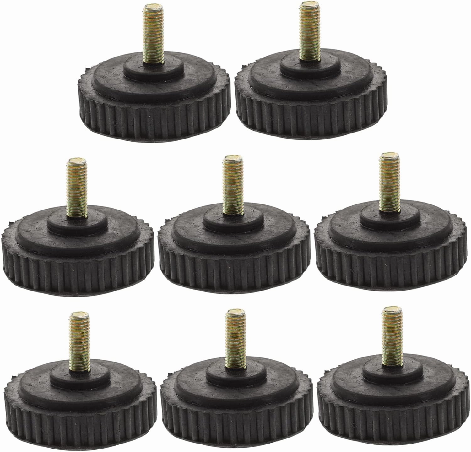 8Pcs Rubber Bumper Pads Skid Shock Furniture Sliders for Carpet Durable Support Feet for Tables Chairs and Equipment