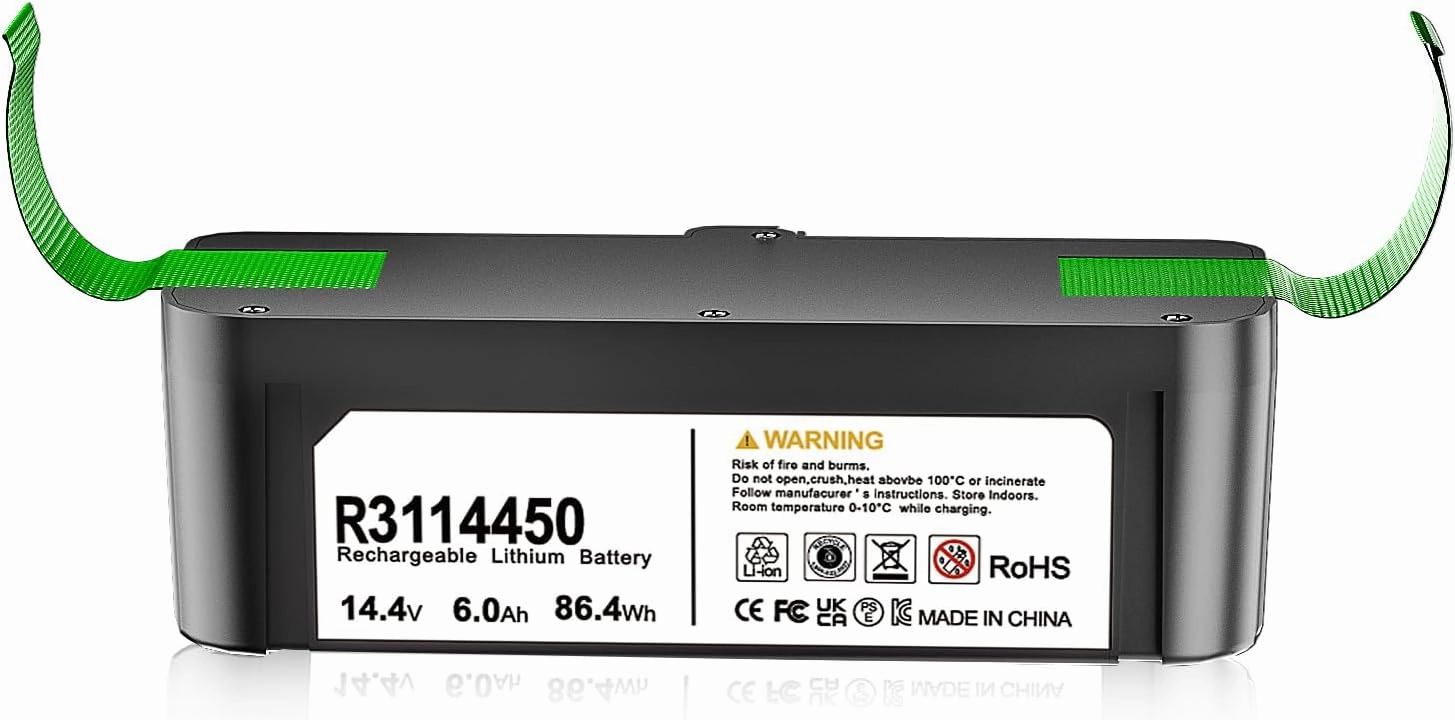 【Upgrade】 6.0Ah Replace Battery for iRobot Roomba R3 500 600 700 800 900 Series 14.4V Robot Vacuum 980, 960, 895, 890, 860, 695, 690, 680, 675, 640, 614,Extended Life Battery