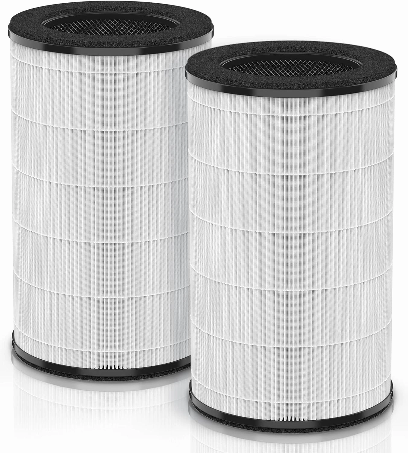 [UPGRADED] AP-PET35-WT AP-T30FL Replacement Filter Compatible with HoMedics Air Pu-rifier Filter, Replacement AP-T30 AP-T30WT AP-PET35 AP-PET35-WT, Part# AP-T30FL AP-PET35FL w/True HEPA, 2-Pack