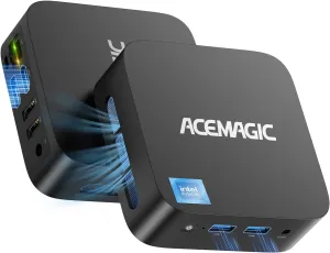 ACEMAGICIAN Vista V1 N150 Mini PC,16GB DDR4 RAM 512GB SSD Mini Computers, Twin Lake N150(Beat N100/N95) Small Desktop PC, 4K Dual Display/HDMI/WiFi/BT/LAN for Home/Office, Preinstalled Win 11 Pro
