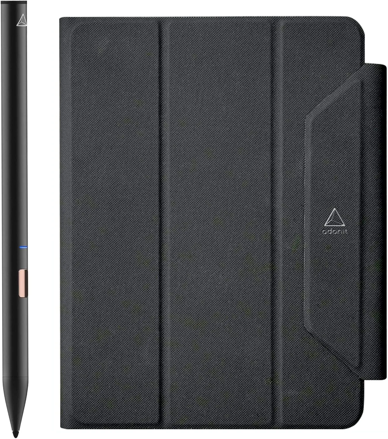 Adonit Note 2 with iPad Air 4th Smart Cover Pencil Holder Case