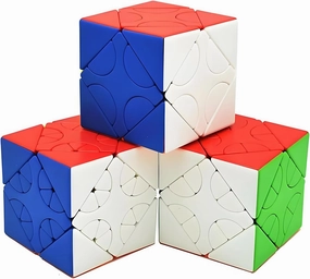 AI-YUN Speed Cube Set, Hunyuan Skewb Cube Set ofⅠⅡ and Ⅲ, Educational Puzzles Cube Toys, 3 Pack