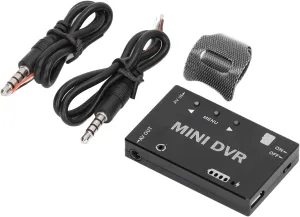 Akozon HighPerformance Mini FPV DVR Module, RC Video Audio Recorder Module, NTSC PAL Switchable, with Builtin Battery, for RC, Drones & More