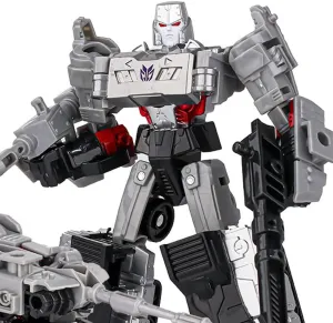 Alloy Deformation Car Robots Manual Assemble Action Figure Gifts Desktop Decoration Limited Edition, Multicolor （Megatron）