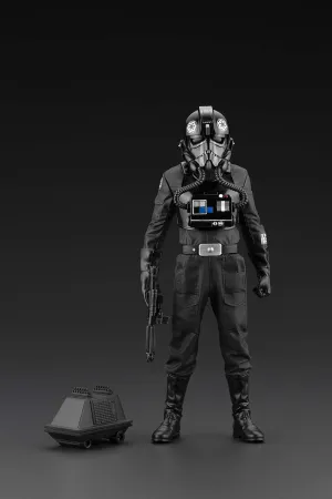Amazon Exclusive Star Wars A New Hope: Tie Fighter Pilot Backstabber & Mouse Droid PVC Statue, Multicolor