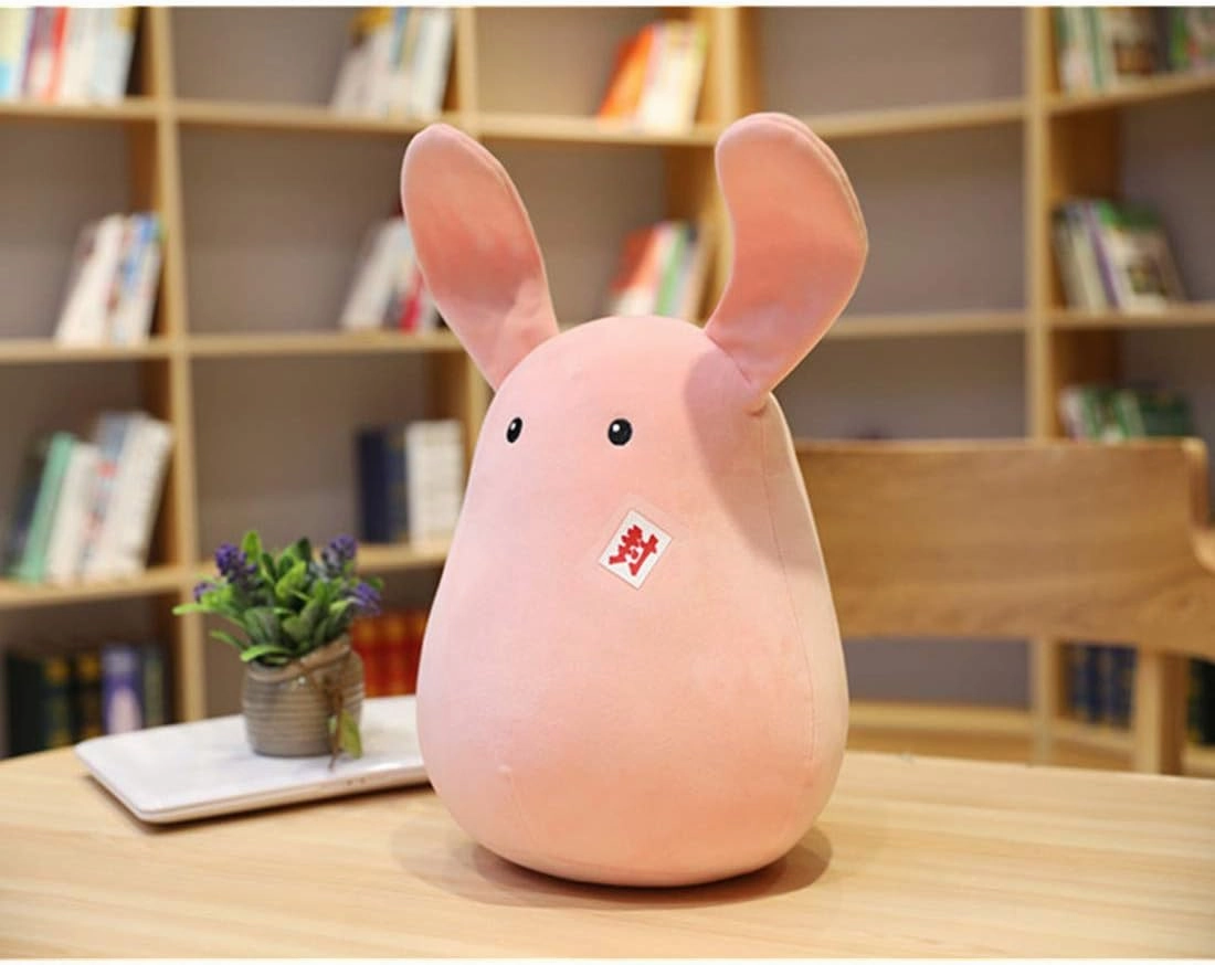 Anime Toilet-Bound Hanako-kun Mokke Plush Doll Pillow Yashiro Nene Jibaku Shōnen Hanako-kun Chain Pendant Toy 17〃 Cartoon Doll (Rose Red, 11.8〃)