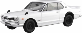 Aoshima KPGC10 Skyline HT 2000GT-2 1971 (White) 1:24 Scale Model Kit