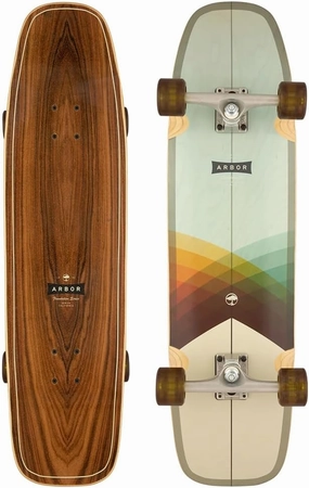 Arbor Foundation Shakedown 34" Complete Cruiser Board - Perfect for Kids, Beginners, and Pros - Wide Maple Deck, ABEC-7 Bearings and 65mm Wheels