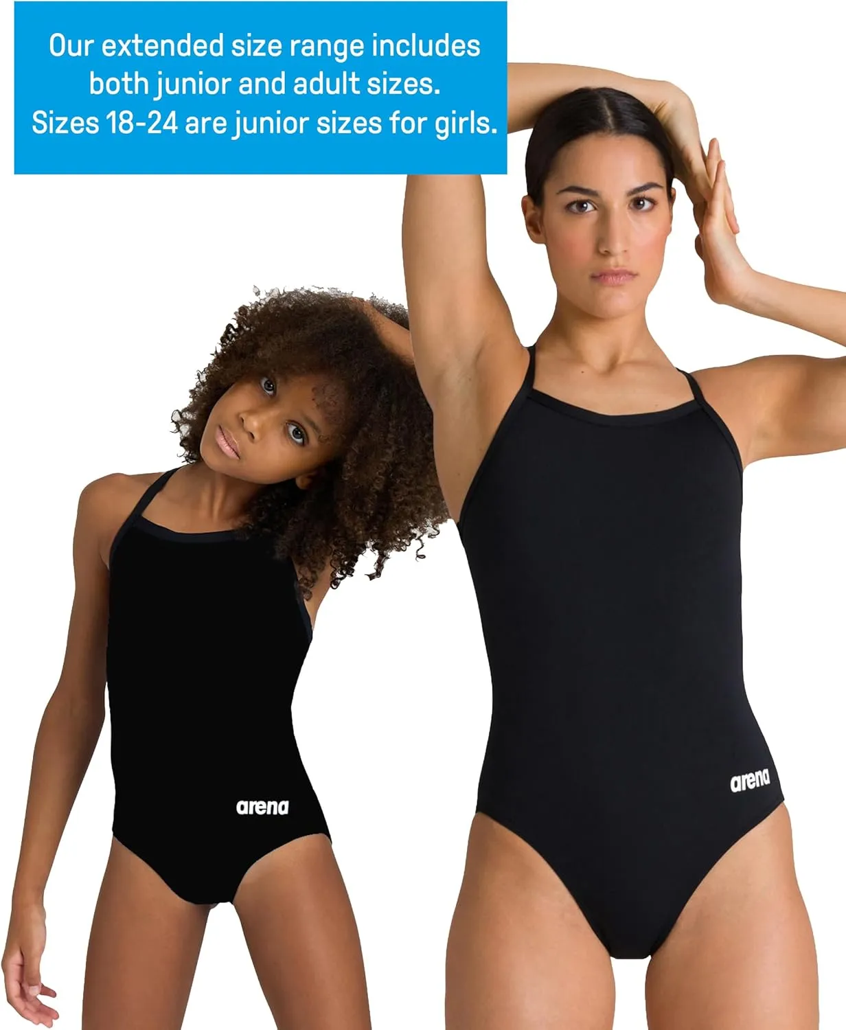 ARENA Performance Women's Team MaxLife Swimsuit Solid FL Light Drop Back Sports Athletic One Piece Training Bathing Suit