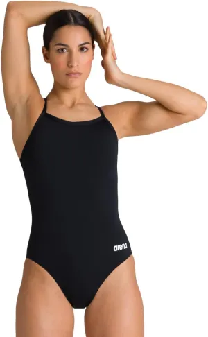 ARENA Performance Women's Team MaxLife Swimsuit Solid FL Light Drop Back Sports Athletic One Piece Training Bathing Suit