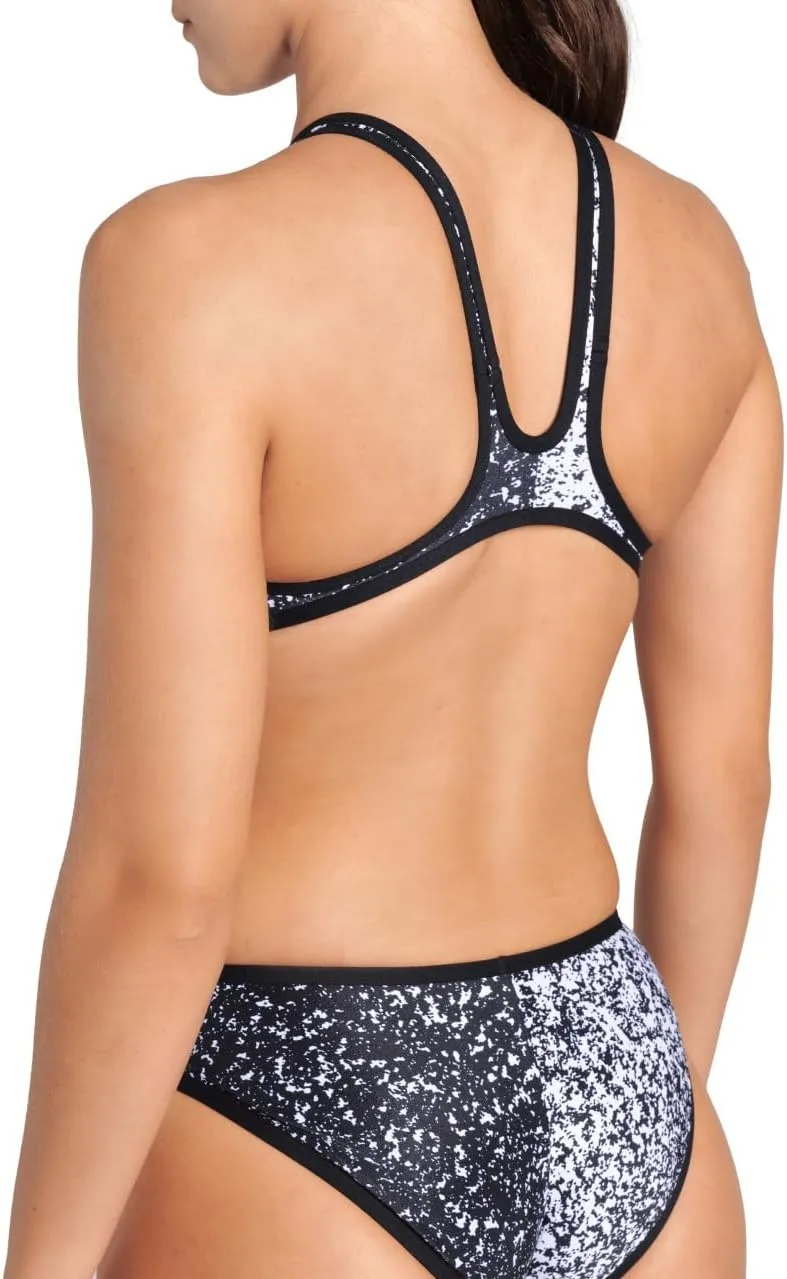 ARENA Women's One Paints Swimsuit Tech Back No Side Seams Ladies Bathing Suit
