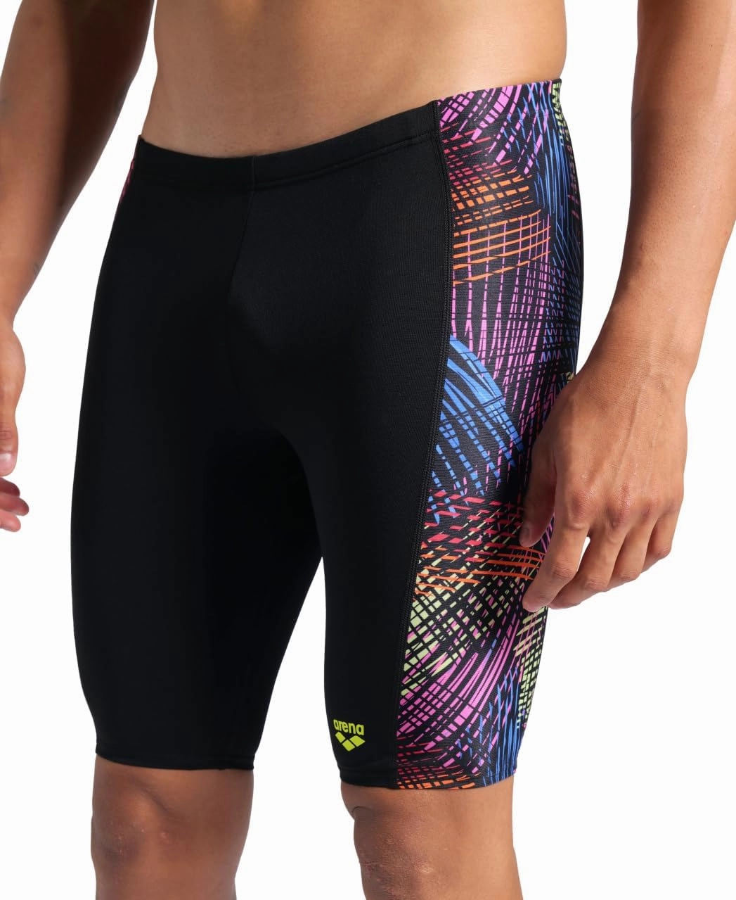 ARENA Men's Performance Energy Swim Jammer Knee-Length Training Swimsuit