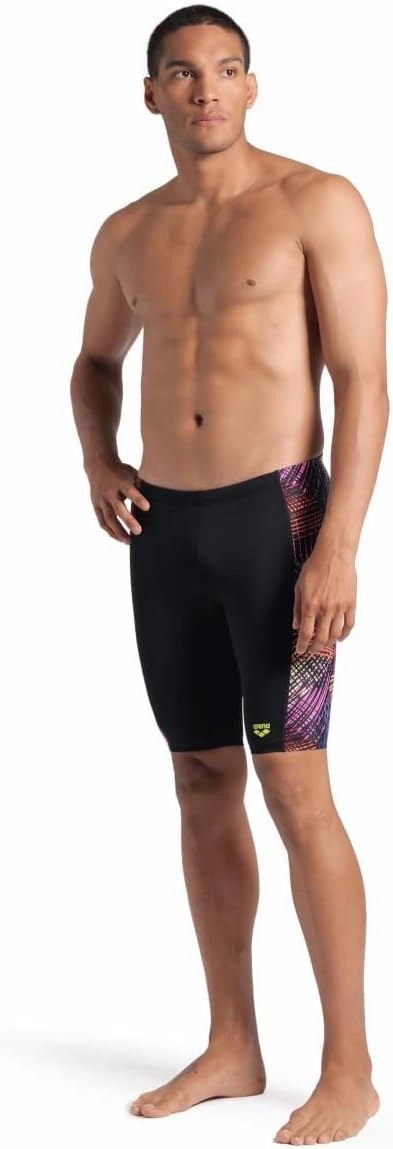 ARENA Men's Performance Energy Swim Jammer Knee-Length Training Swimsuit