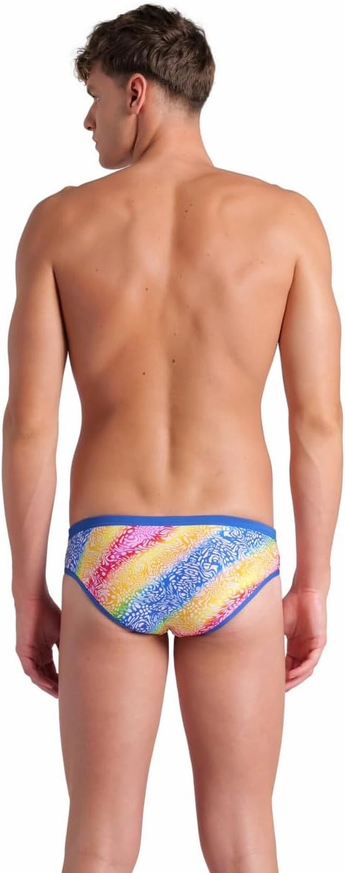 ARENA Performance Men's Let It Beat Collection Swim Briefs MaxLife Swimsuit Athletic Pool Training Competitive Bathing Suit