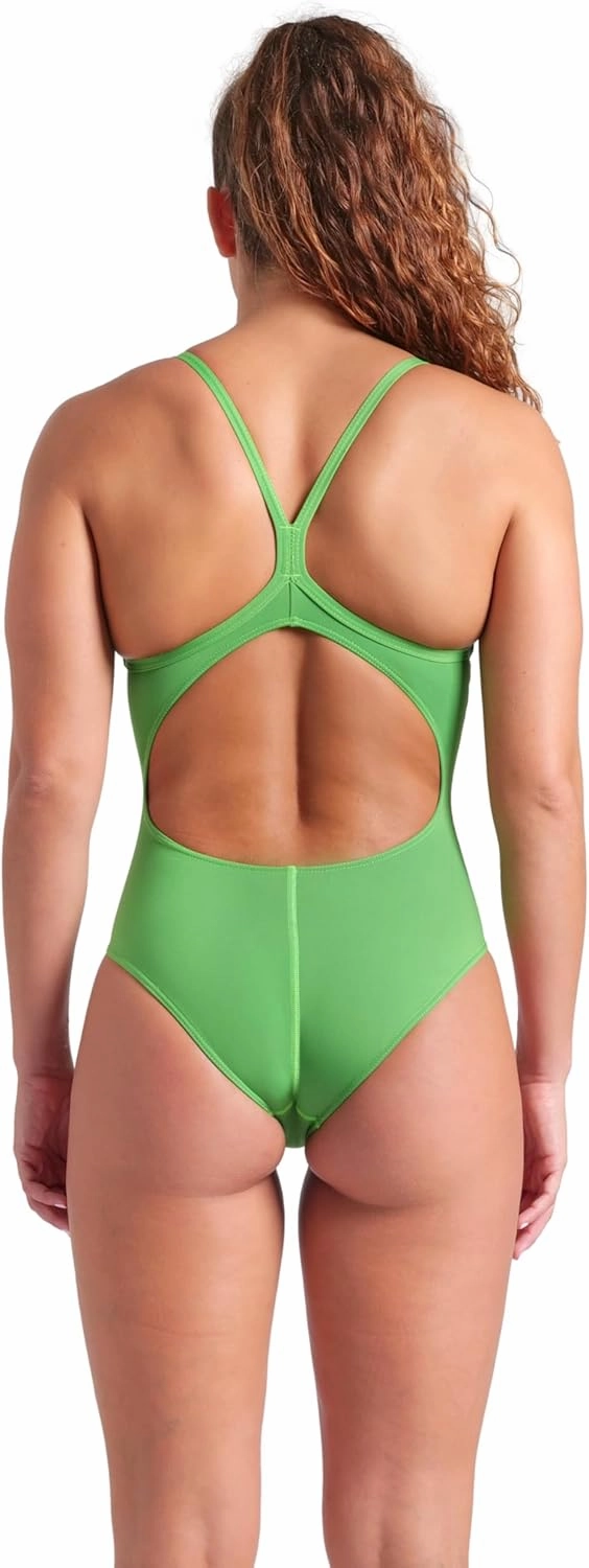 ARENA Performance Women's Team MaxLife Swimsuit Solid FL Light Drop Back Sports Athletic One Piece Training Bathing Suit
