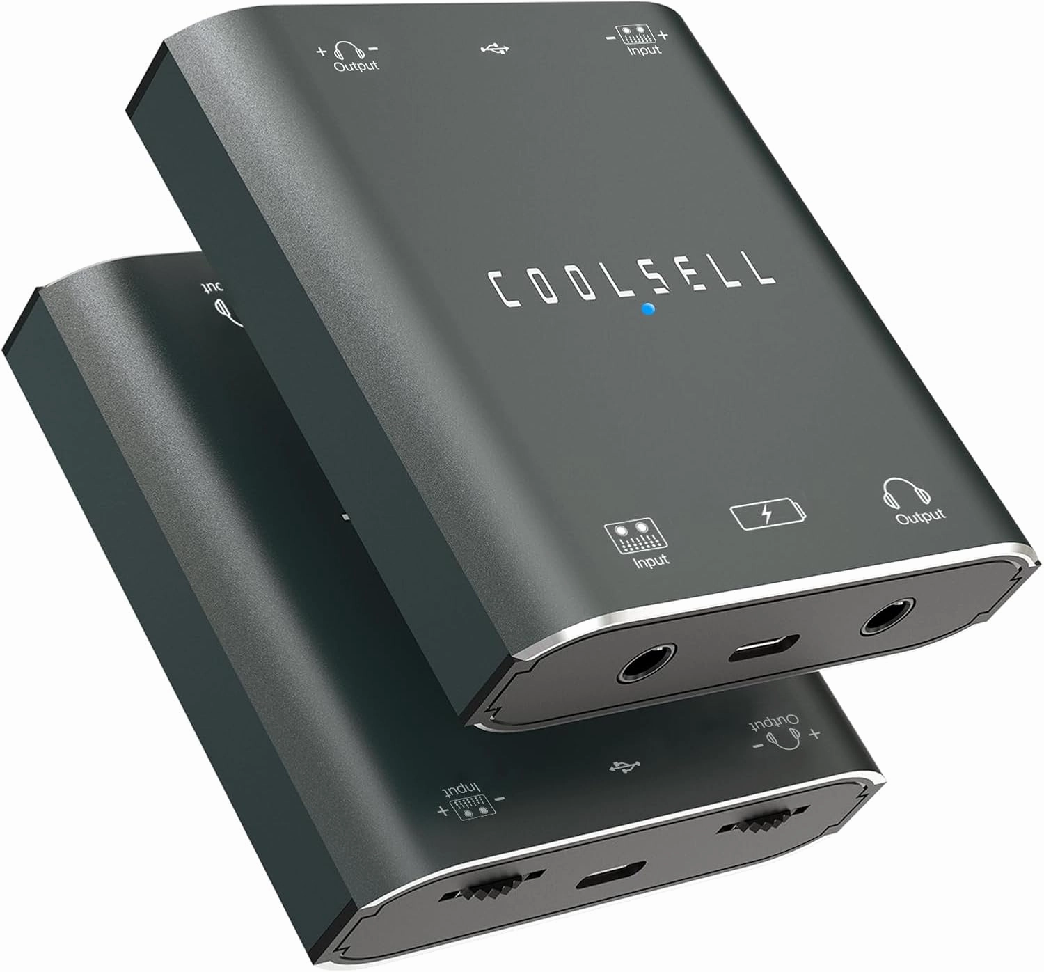 Audio Interface, Stereo 24Bit/192kHz USB C & iPhone Guitar Interface for Recording, Live Streams and Podcasting, Compatible with iPhone, iPad, Mac, Android and PC