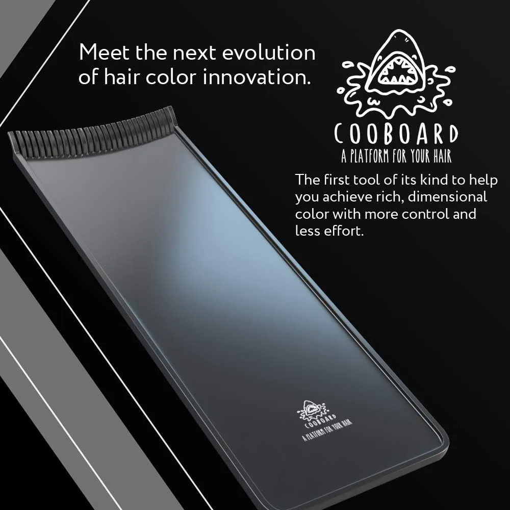 Authentic Cooboard Balayage Board with Teeth | Original Highlighting Paddle from The Maker of Cooboard Hair Highlighting Kit | Easy to Clean, Sturdy, Lightweight (Cooboard Pink XL)