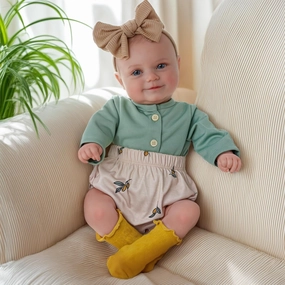 BABESIDE Reborn Baby Dolls, 20Inch Cute Soft Vinyl Realistic-Newborn Baby Doll Poseable Real Life Lifelike Baby Dolls w/Doll Accessories for 3  Year Old Girls