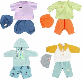 Baby Dolls Clothes Boy for 12 13 14 15 16 Inch Dolls, Doll Clothes 12-14-16 Inch Dolls, 4 Sets 15 inch Doll Outfit Accessories fit Doll Newborn Baby Doll Boy