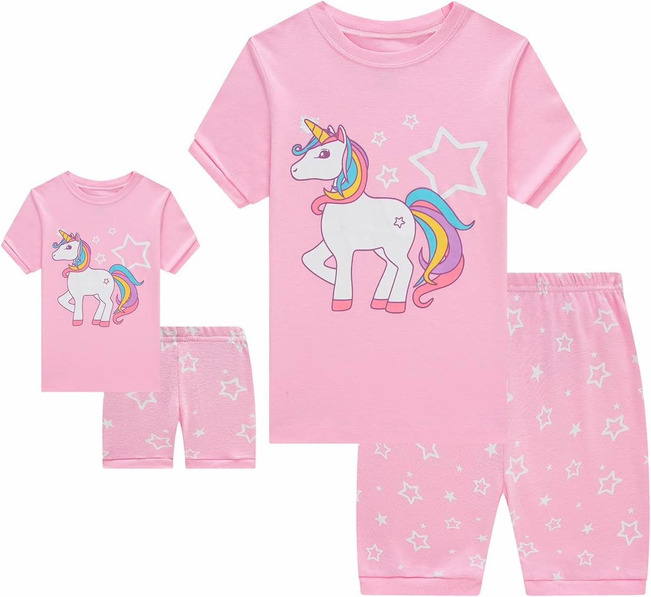 Babyroom Girls Pajamas Matching Doll Pjs Toddler Kids Cotton Sleepwear Christmas Clothes
