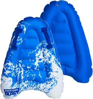 BACKYARD BLAST Deluxe Rider with Joint Cloth Material, Inflatable Body Board Slide Rider, 30.7" x 19.6" x 5.5"