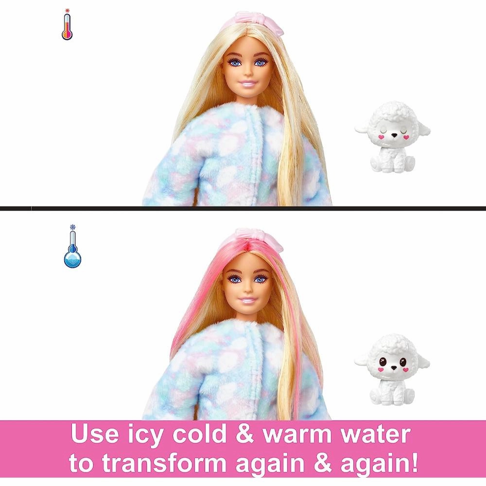 Barbie Cutie Reveal Barbie Cozy Cute Tees Series - Lamb